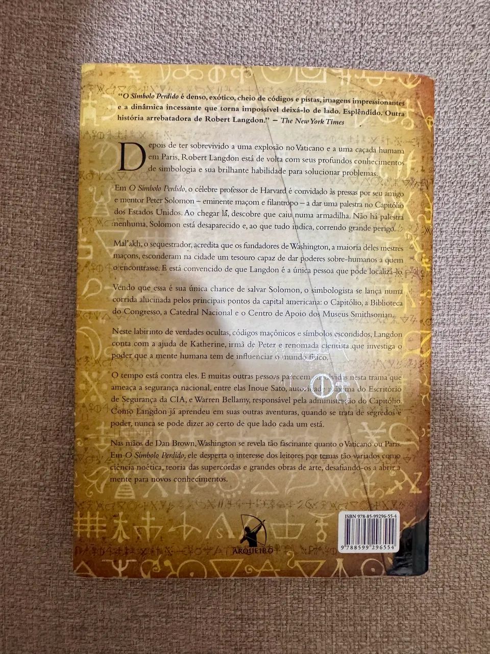 Livro Símbolo Perdido Dan Brown  - Foto 2