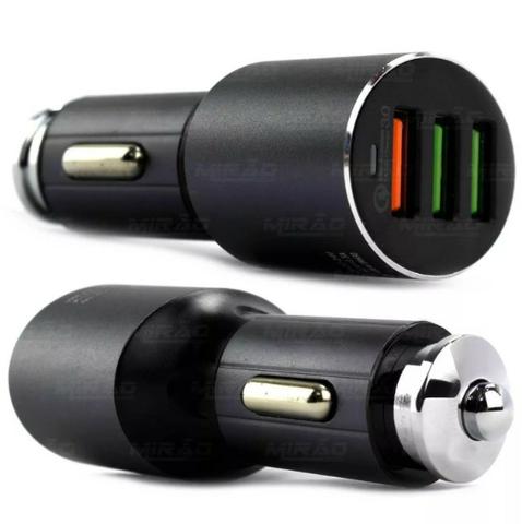 Carregador Veicular Auto 3.0 Id de 1 Usb 3.0a + 2usb - A1027 - Xtrad - Mega Infotech - Foto 2