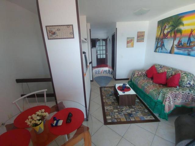 Flat estilo casa duplex com 2 dormitórios à venda, 57 m² por r$ 185.000 - ponta negra - na - Foto 5