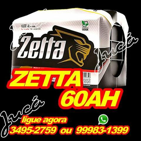 Espetacular promoção em baterias!!! confira!!! zetta 60 ah