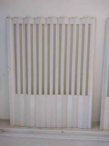 Divisória PVC branco com cristal