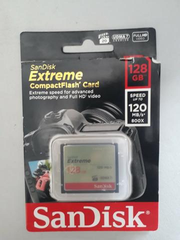 Scandisk 128 gb flash extreme compact
