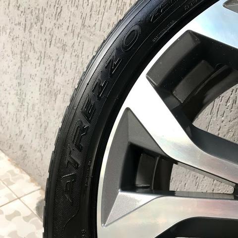 Rodas Aro 17 5x112 + Pneus Atrezo 225/50 - Foto 4