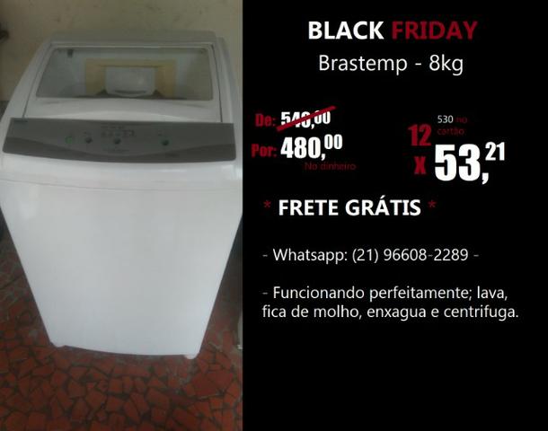 Black Friday - Máquina de lavar roupa Brastemp 8kg