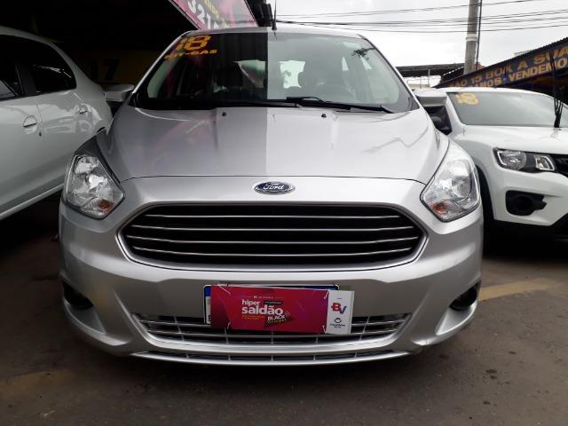 Black Friday*Somente no mês de Dezembro!Ford Ka 1.5 SE ano 2018 Prata, GNV. Completo!!