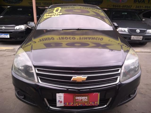 Vectra Sedan 2.0 Expression 2010 preto / manual - completo - flex/gnv