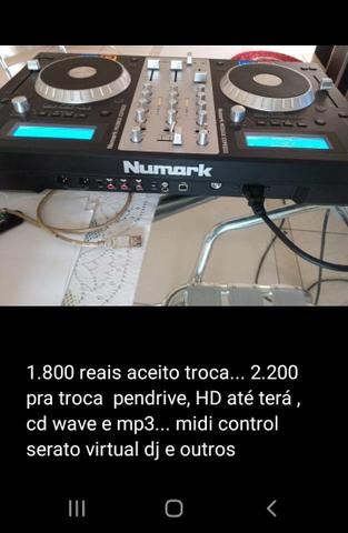 Microfone mesa de som iluminação controladora laser mixer multi cabo - Foto 3
