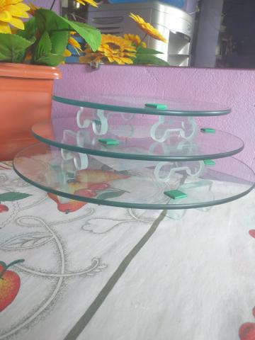 Vendo kit com 3 tábua para bolo - Foto 2
