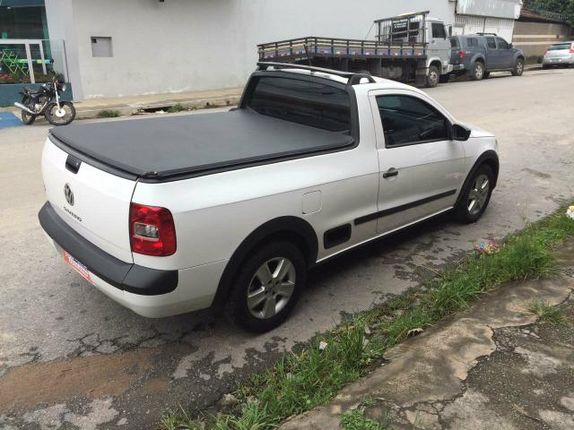 (SEM ENTRADA) Saveiro Trendline G6 CS 1.6 2015 Menos Ar - Foto 8