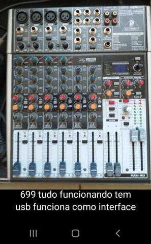 Microfone mesa de som iluminação controladora laser mixer multi cabo - Foto 4