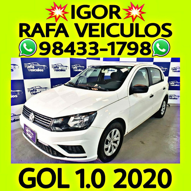 VW GOL 1.0 FLEX 2020 1 MIL DE ENTRADA FALAR COM IGOR IIJ