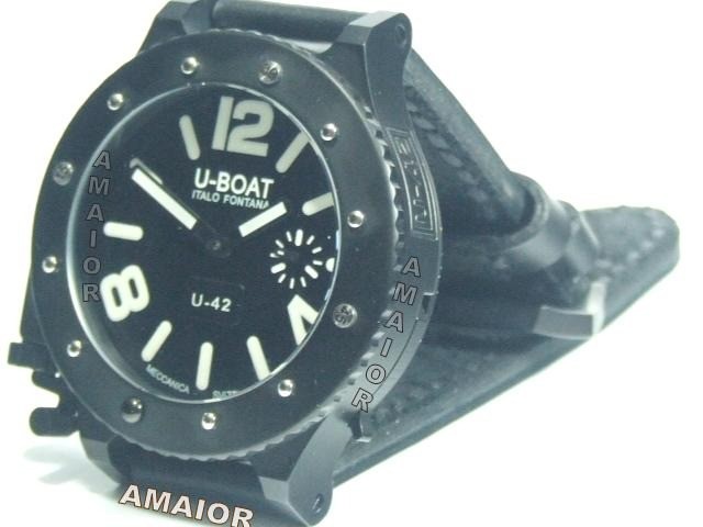 Relogio Uboat U42 Preto Caixa Preta - Foto 5