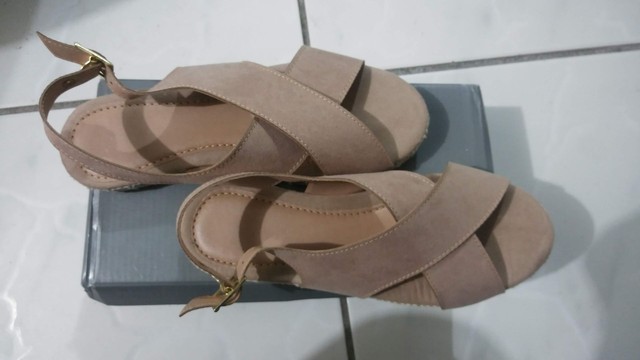 Sandalia sales flatform baixa