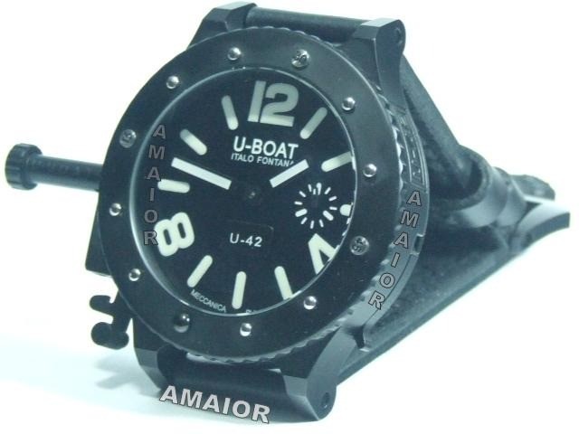 Relogio Uboat U42 Preto Caixa Preta
