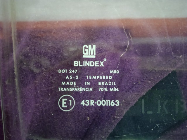 6728 Vidro Traseiro Direito Chevrolet Monza 4 Portas 1982 A 1996 - Foto 5