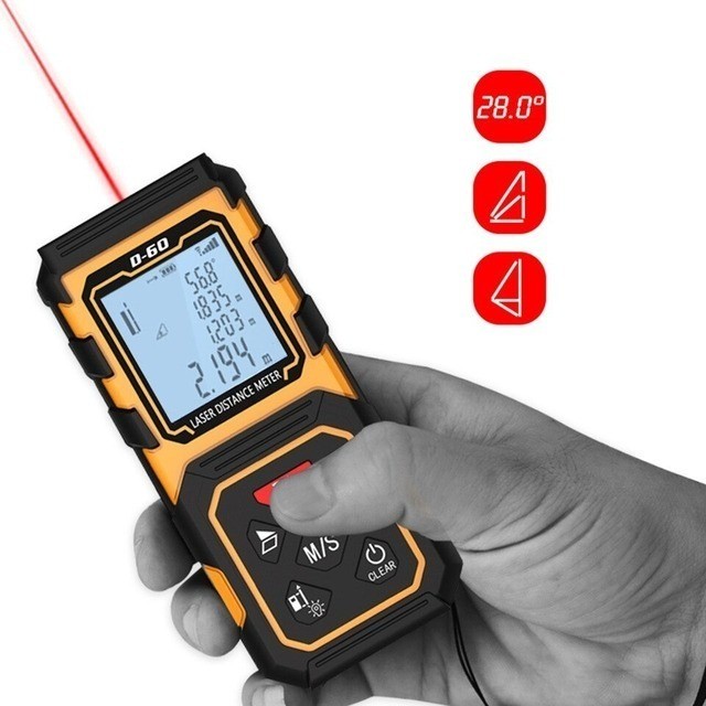 Trena A Laser D-60 - Alcance Até 60M