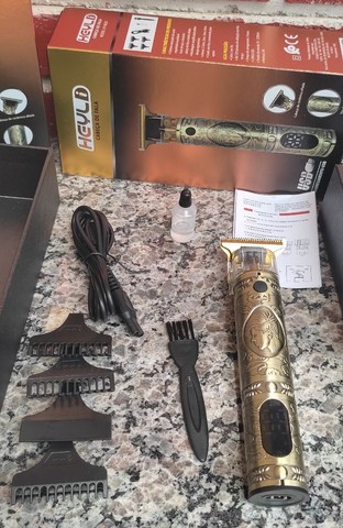 Máquina de cortar cabelo com marcador de bateria  - Foto 2