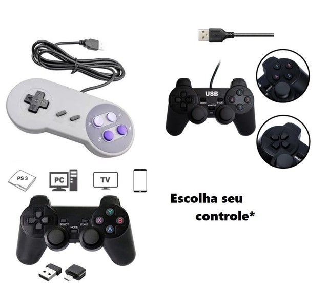 Vídeo Game no Pen Drive plugar e Jogar 30 em 1, 10 Mil Jogos Para Notebook e PC - Foto 2