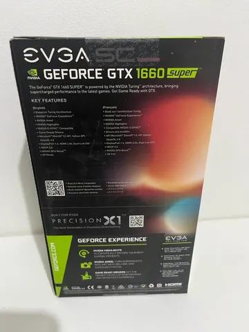 Placa de Vídeo EVGA NVIDIA GeForce GTX 1660 SC Ultra