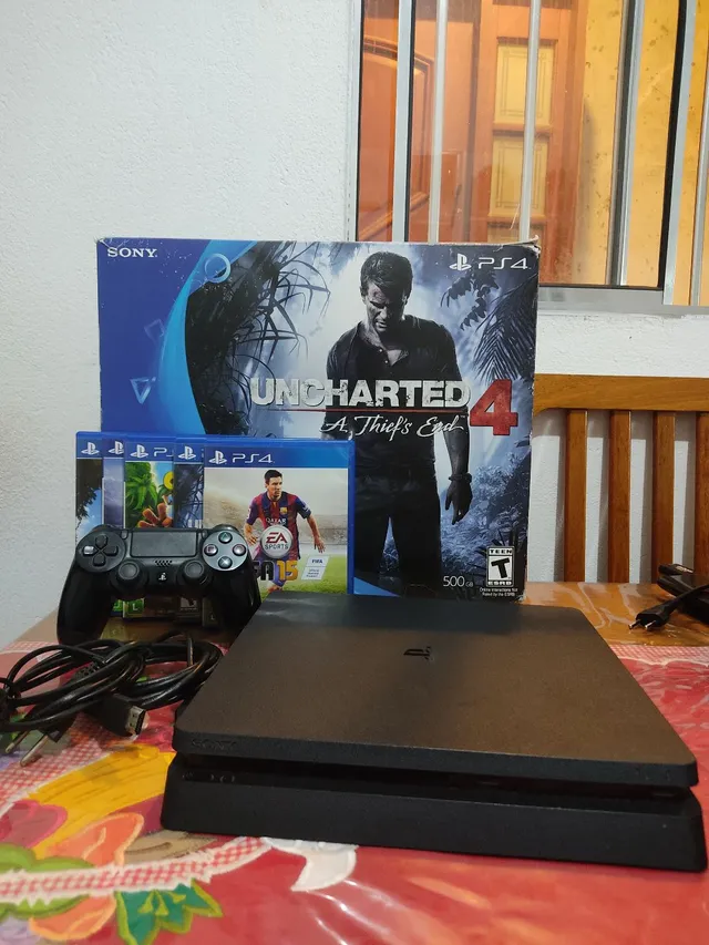 Uncharted 4 Ps4 mídia física original seminovo Play 4