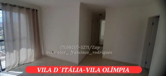 Alugo-Apartamento no Condomínio Vila D´ Itália. Vila Olímpia.