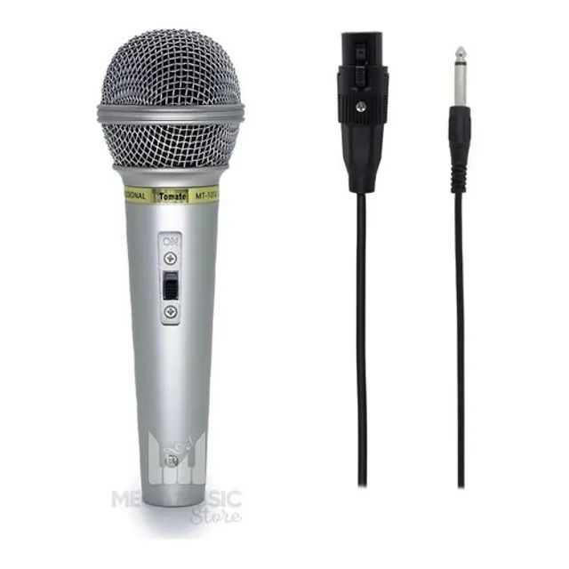 Microfone Profissional De Mão Dinâmico Karaoke P10 Tomate - Foto 5