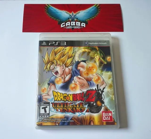 Jogo dragon ball z ultimate tenkaichi Ps3 - Playstation 3 - Play 3 mídia  física original