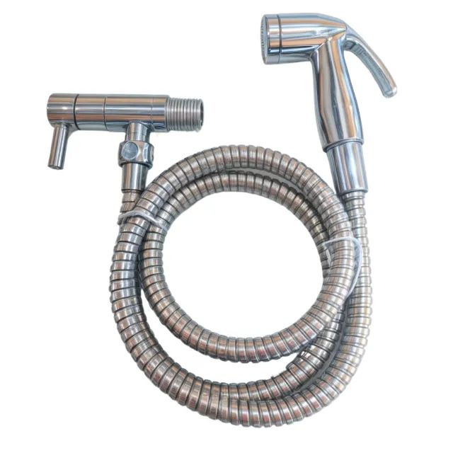 Ducha Higiênica Luxo Metal Cromada Acionamento Um Quarto de Volta _ CS559 - Foto 3