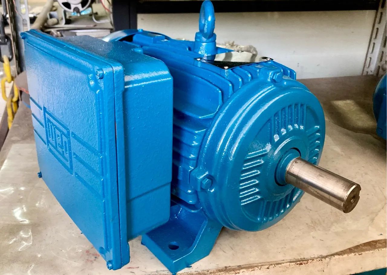 Motor Weg 3 Cv baixa rotação monofásico blindado 
