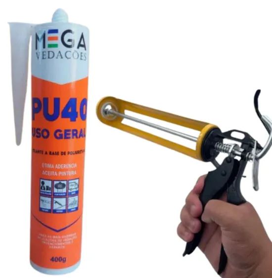 Pu40 Cola Pu (Calhas, Rufos, Placas 3D Mega Vedações Selante Para Construção Civil e Indús - Foto 2