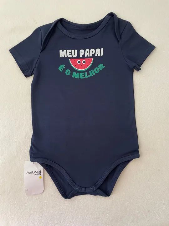 Body azul Malwee - Novo - 3 anos