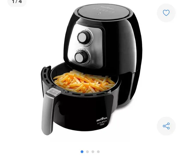 AIR FRYER BRITÂNIA 3 LT NOVA