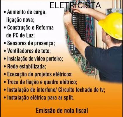 ELETRICISTA de alta, média e baixa tensão. - Foto 2