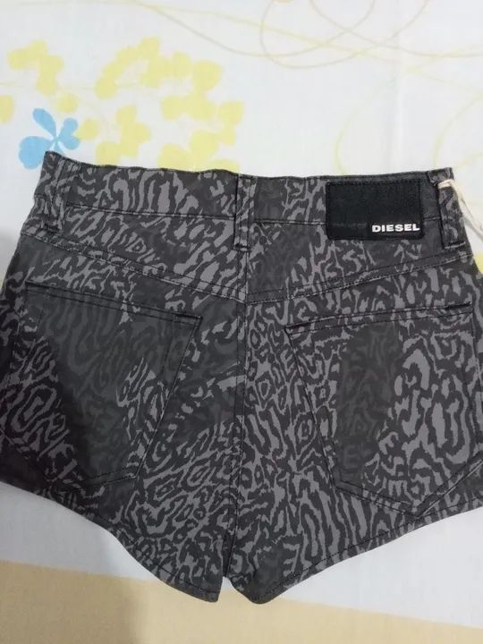 Shortinho Jeans Curtinho Diesel Novo - Foto 3