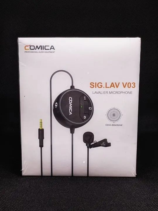Microfone lapela PROFISSIONAL Faço Envio