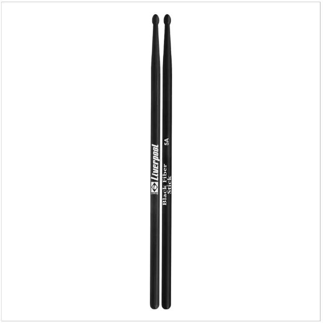 Baquetas para Bateria Liverpool Black Fiber - 5A ou 7A - Foto 6