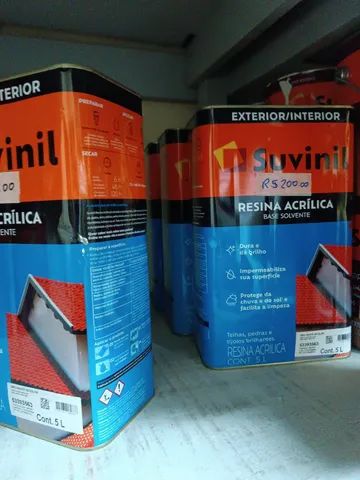Tinta Resina Acrílica Suvinil 5 litros base solvente  - Foto 6