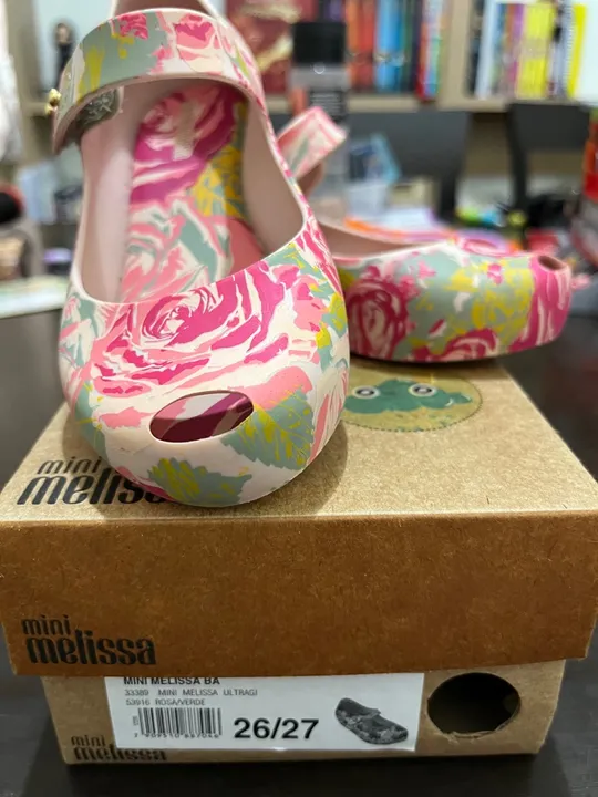 Sandálias Mini Melissa Infantil tamanho 26/27