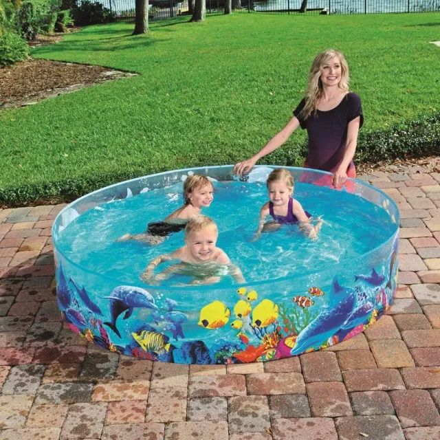 Piscina Infantil Redonda Bestway Fill'n Fun Odyssey Pool 946 Litros - Foto 3