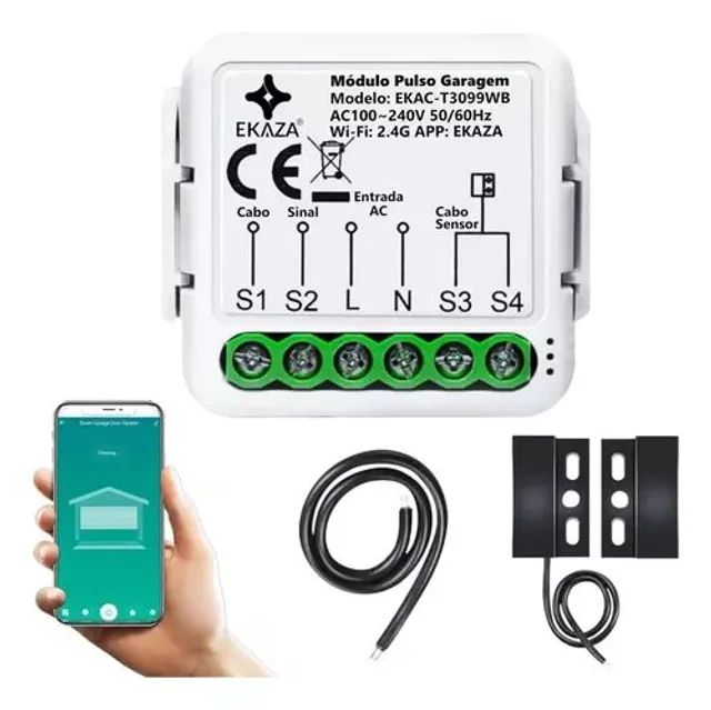 Modulo wifi para abrir portão pelo celular 