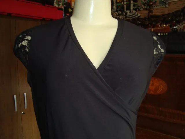 Vestido Feminino Renda Macia Forrado - Foto 2