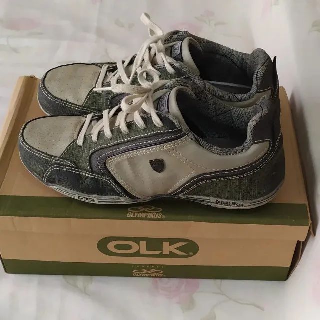 Sapatênis OKL Olímpikus Couro 41Usado - Foto 3