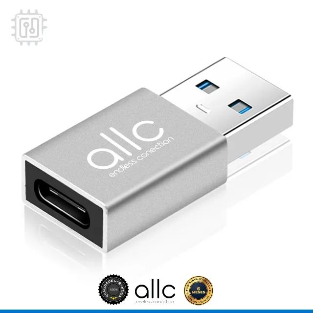 Adaptador Usb C Fêmea Para Usb Macho 3.0 Otg iPhone Galaxy