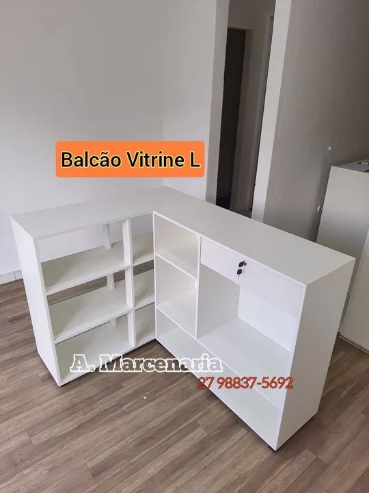 Balcão com vitrine ( novo ) - Foto 2