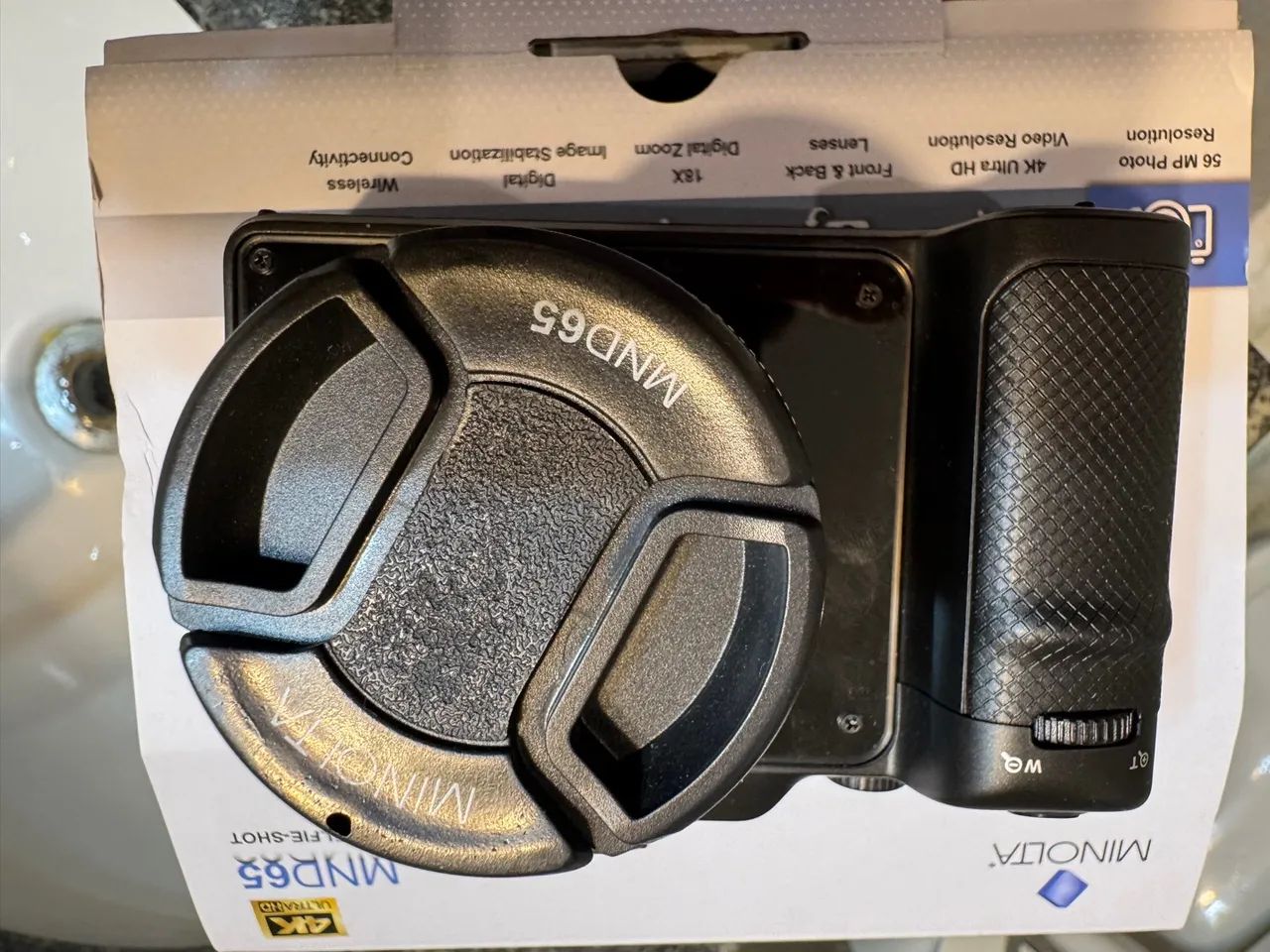 Câmera Minolta MND65 - 56MP - 4K Ultra HD - 18X Zoom - Foto 4