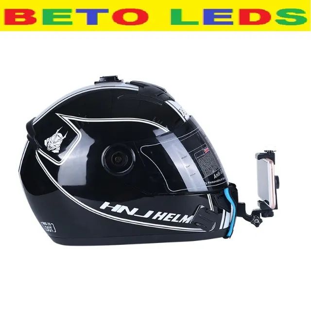 Cinta Suporte Para Celular No Capacete - Foto 2