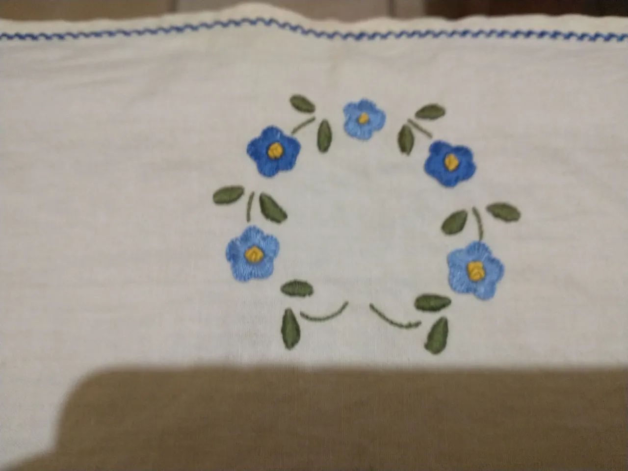 Toalha centro de mesa antiga  - Foto 2