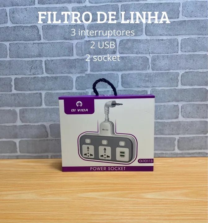 Tomada com USB e Saídas Universais  para Conectar Múltiplos Dispositivos