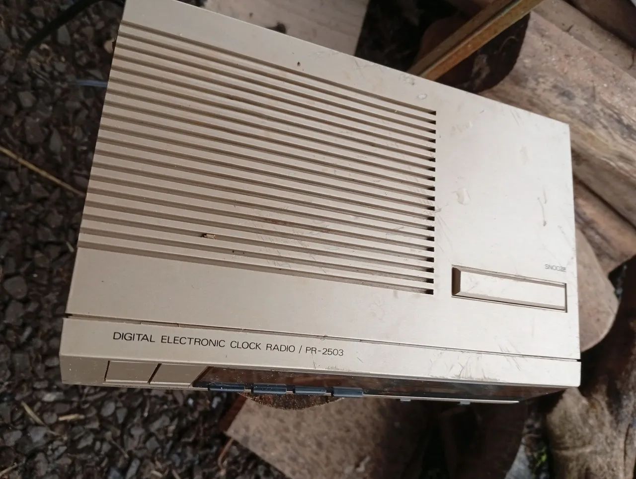 Rádio Relógio Digital Philips PR-2503 - Vintage - Foto 2