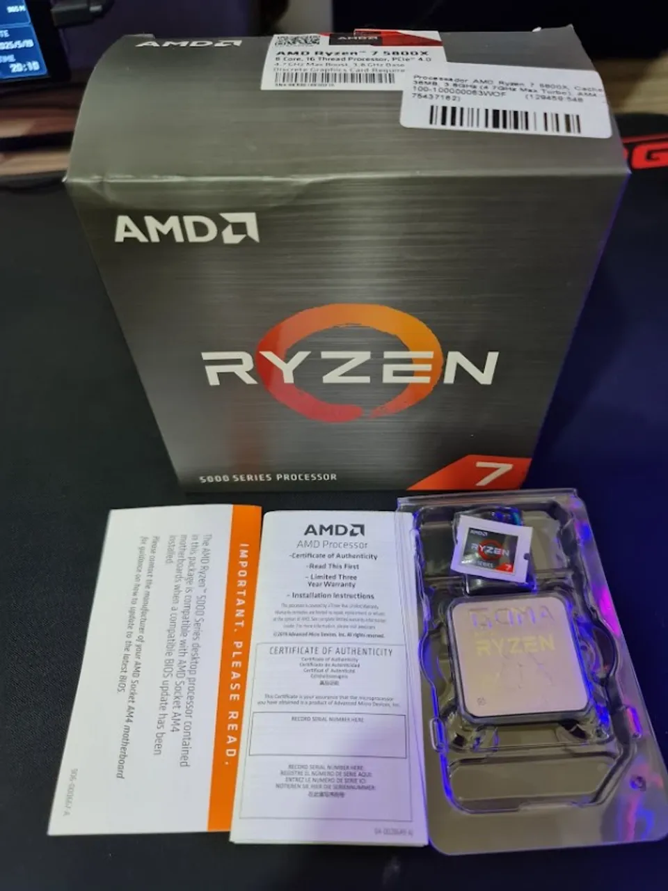 Processador AMD Ryzen 7 5800X